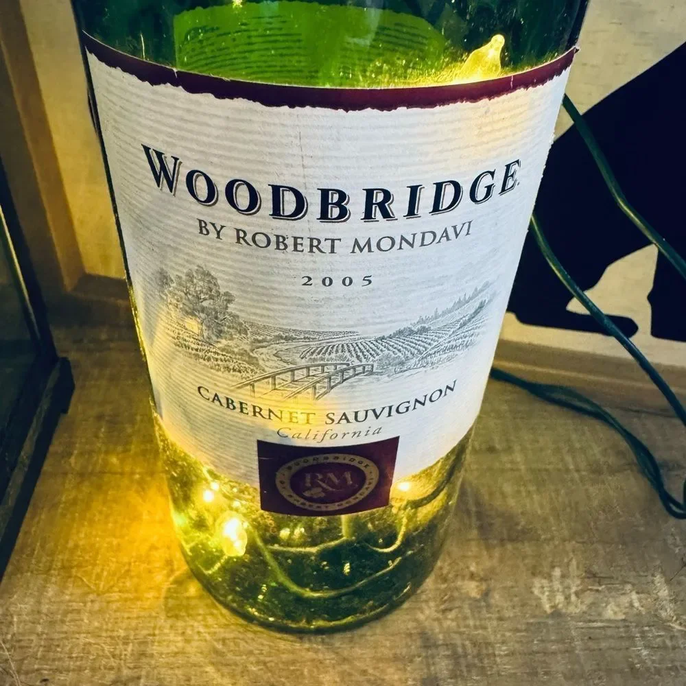 Wine Bottle Fairy Lights Lamp Woodbridge Robert Mondavi